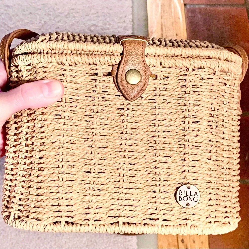 Billabong Long Strap Straw Basket Purse **NEW!!🎁🆕**
